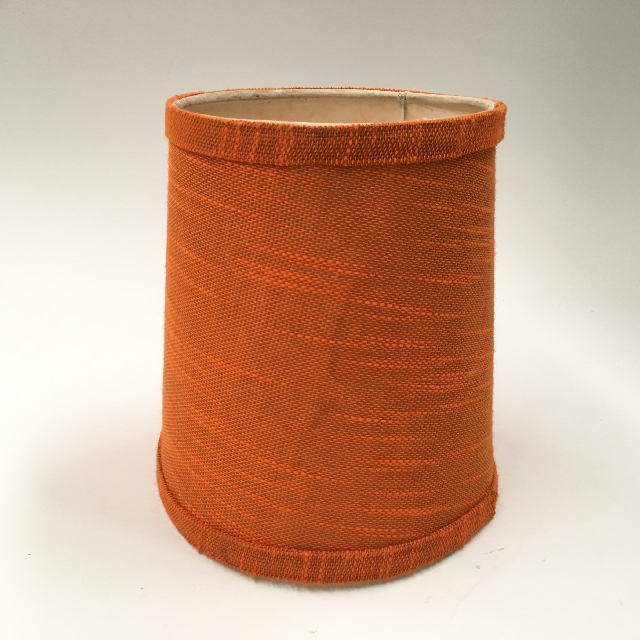 LAMPSHADE, 1960s 70s (Small) - Orange Slub